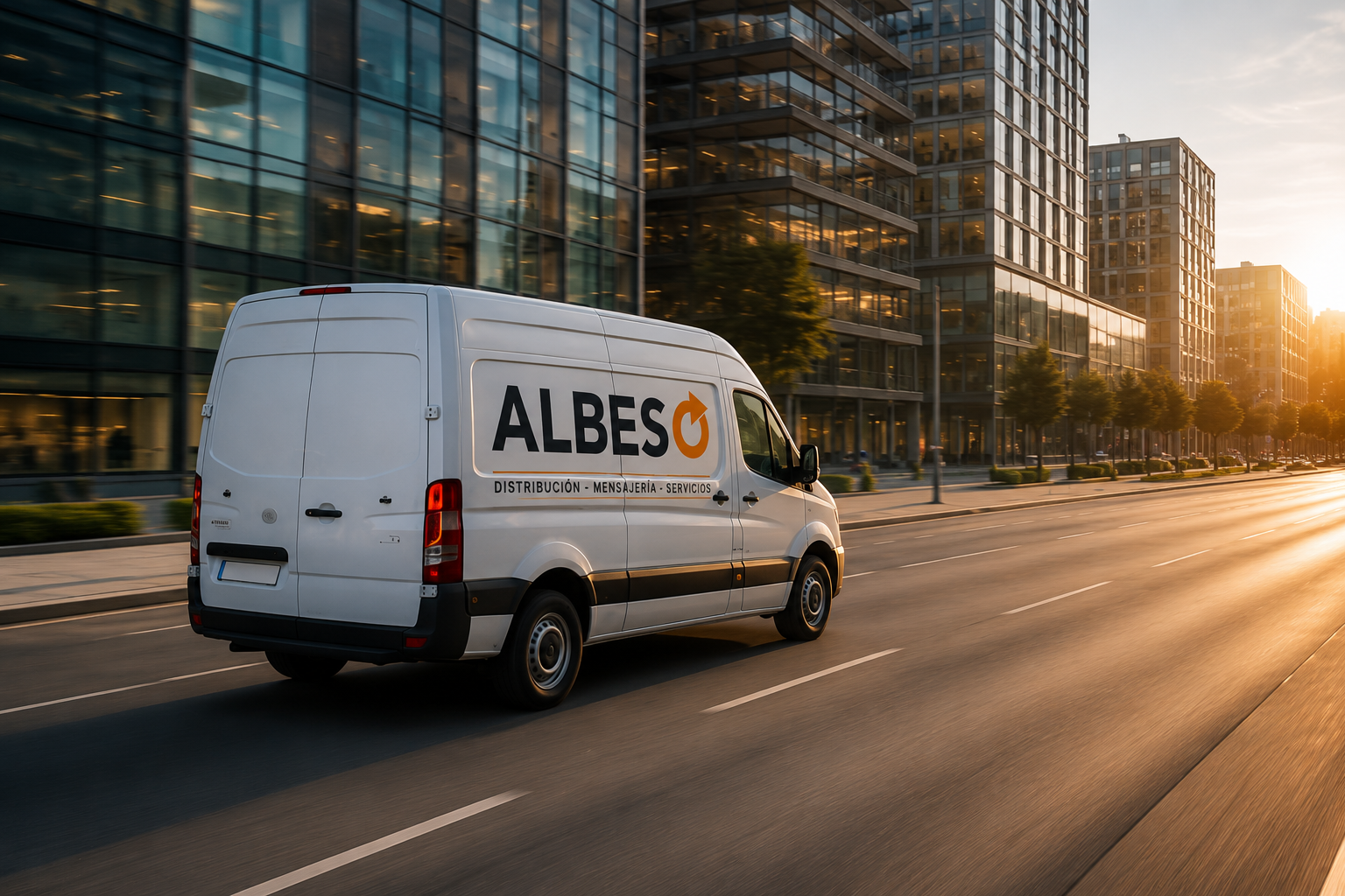 Furgoneta de transporte urgente de Albeso